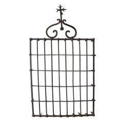 Antique Iron Window Grille