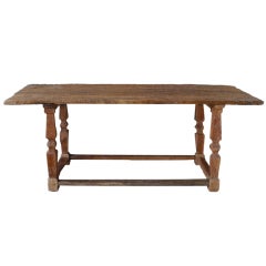 Antique Renaissance Wooden Console Table, Circa 1500