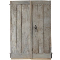 Pair Early 19th c. Doors from a Small Chapel in Bordeaux