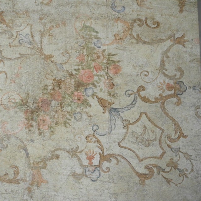 18th c. Painted Ceiling Panel 1
