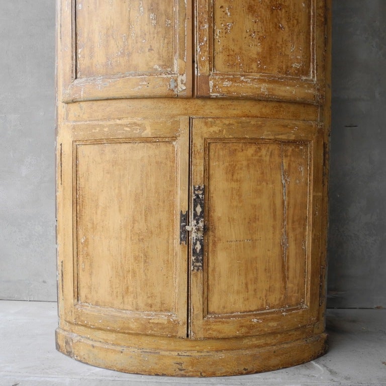 French Pair 18th c. Corner Cabinets