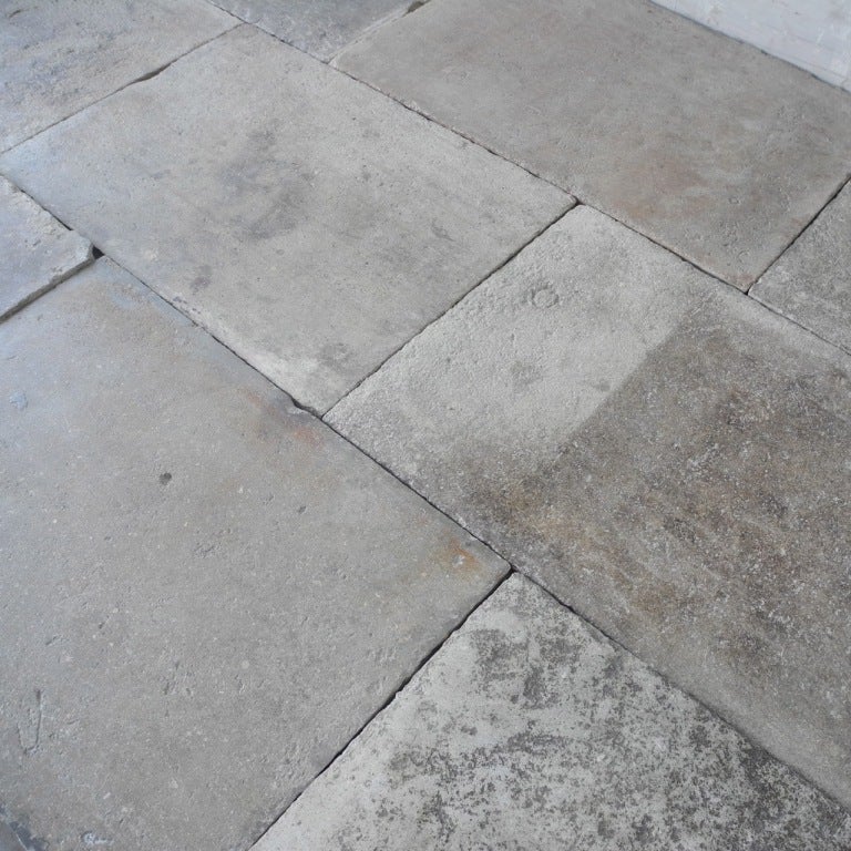 Lot of 18th c. Limestone Flooring from the South of France