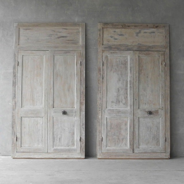 Two Pairs of 19th c. Doors