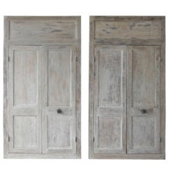 Two Pairs of 19th c. Doors