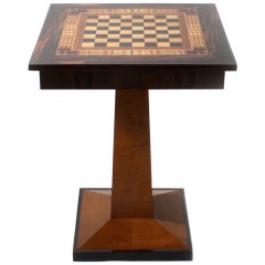 19th century game table with chess top