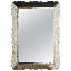 Marbleized Frame Mirror, circa 1940