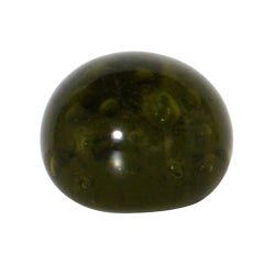 Dark green Murano paperweight, c.1930