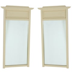 Pair of pagoda mirrors, c. 1960