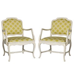 Pair of faux bamboo chairs, c. 1960