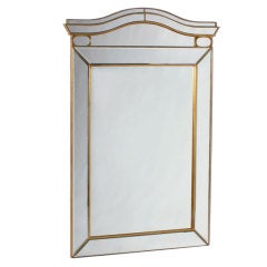 Bronze framed mirror, c. 1960