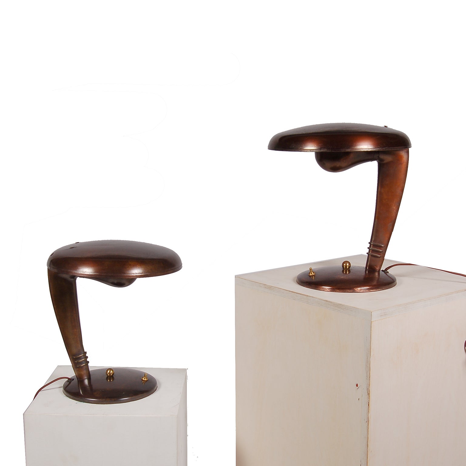 Cobra Table Lamp by Norman bel Geddes