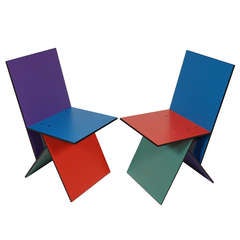 Pair of Vilbert Chairs by Verner Panton