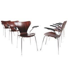3207 Armchairs by Arne Jacobsen