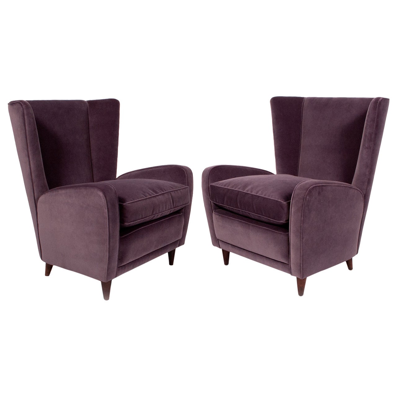 Original Lounge Chairs by Paolo Buffa