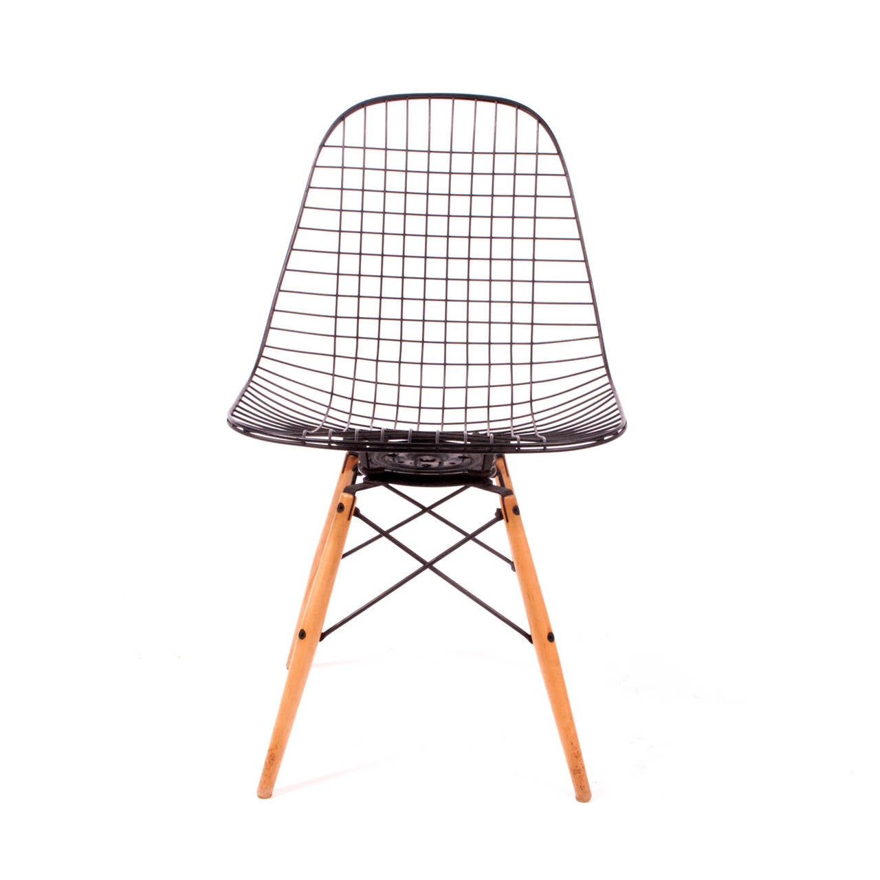 Original PKW Charles Eames Dowel Leg Swivel Chair at 1stDibs