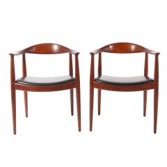 Pair of Hans Wegner Classic Chairs