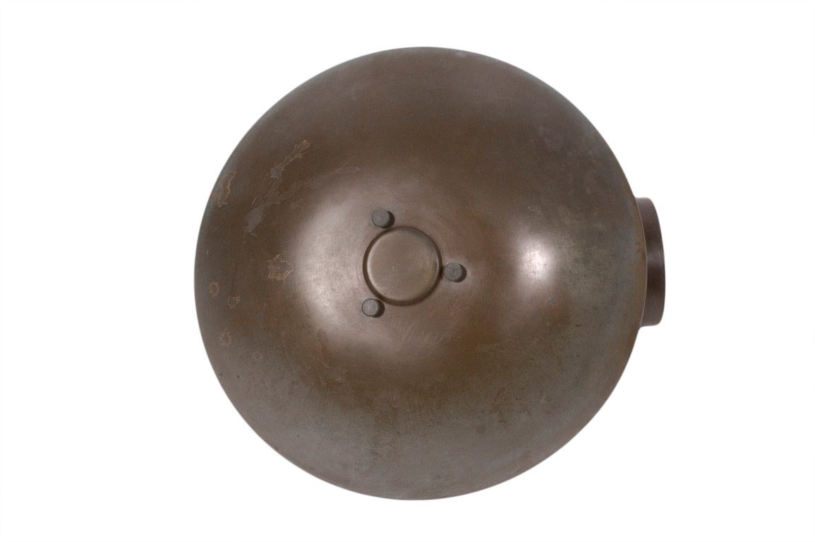 Danish Poul Henningsen Solid Copper Outdoor Lamp 4/3