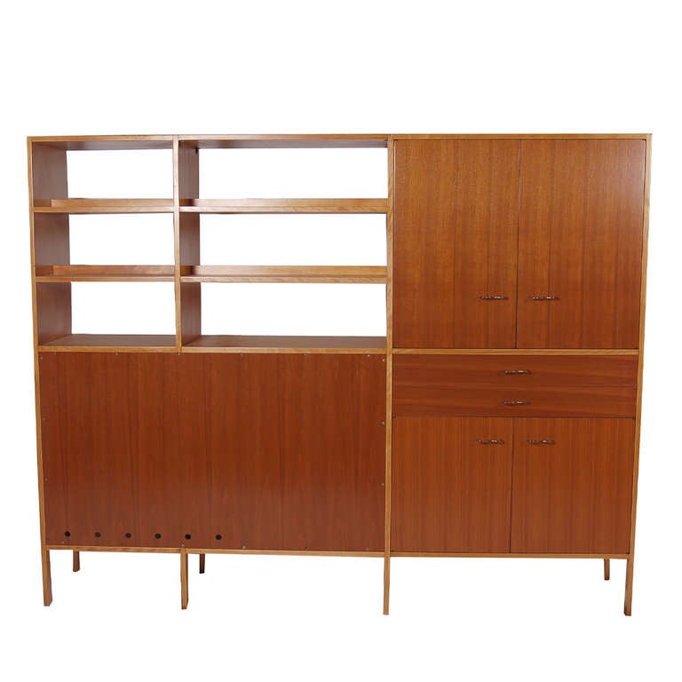 Mid-Century Modern BSC Double Faced Room Divider by George Nelson