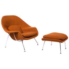 #70 Womb Chair and Ottoman by Eero Saarinen