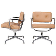 Rare Pair of Intermediate Desk Chairs by Charles Eames