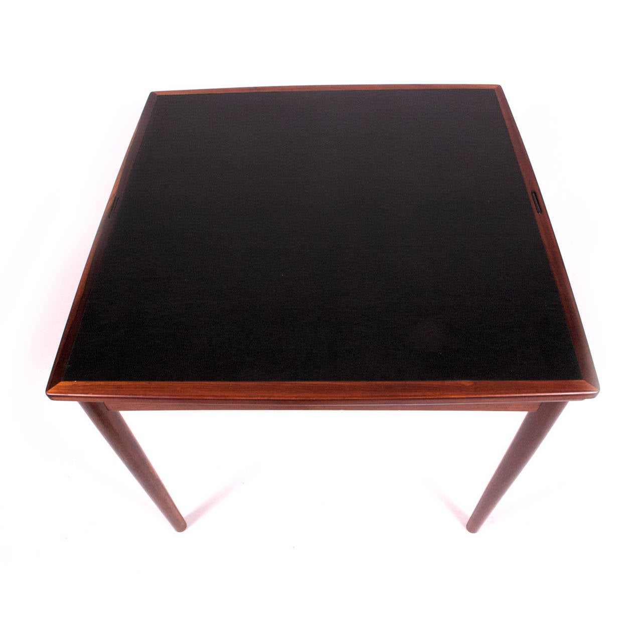 1960s Danish Rosewood Sign Game Table Design by Poul Hundevad at 1stDibs
