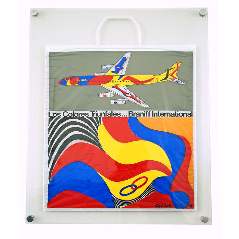 Mid-Century Modern Alexander Calder Bag for Braniff Airlines