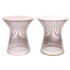 Pair of Warren Platner Side Tables 1966