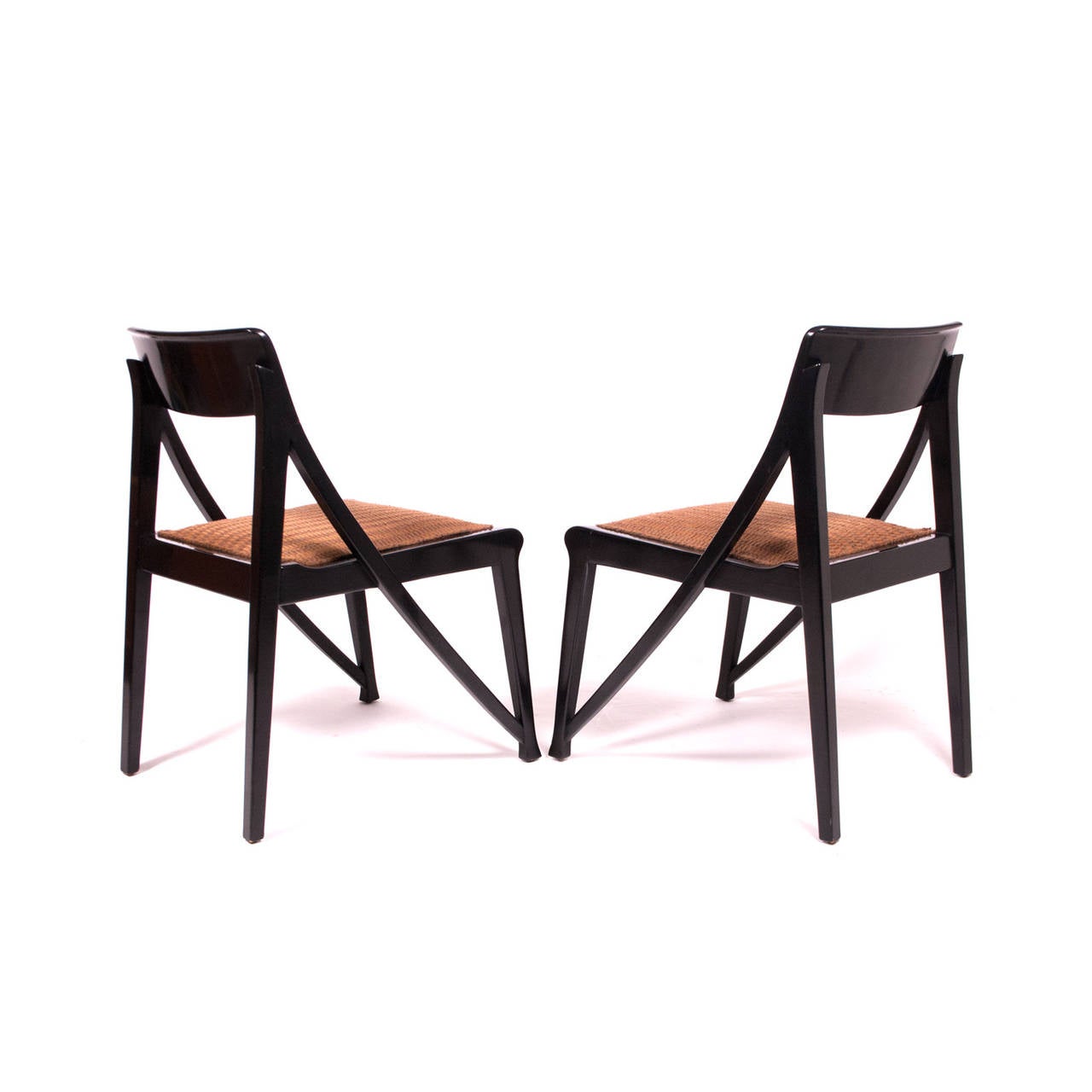 Art Nouveau Riemerschmid Chairs, Jack Lenor Larsen Edition