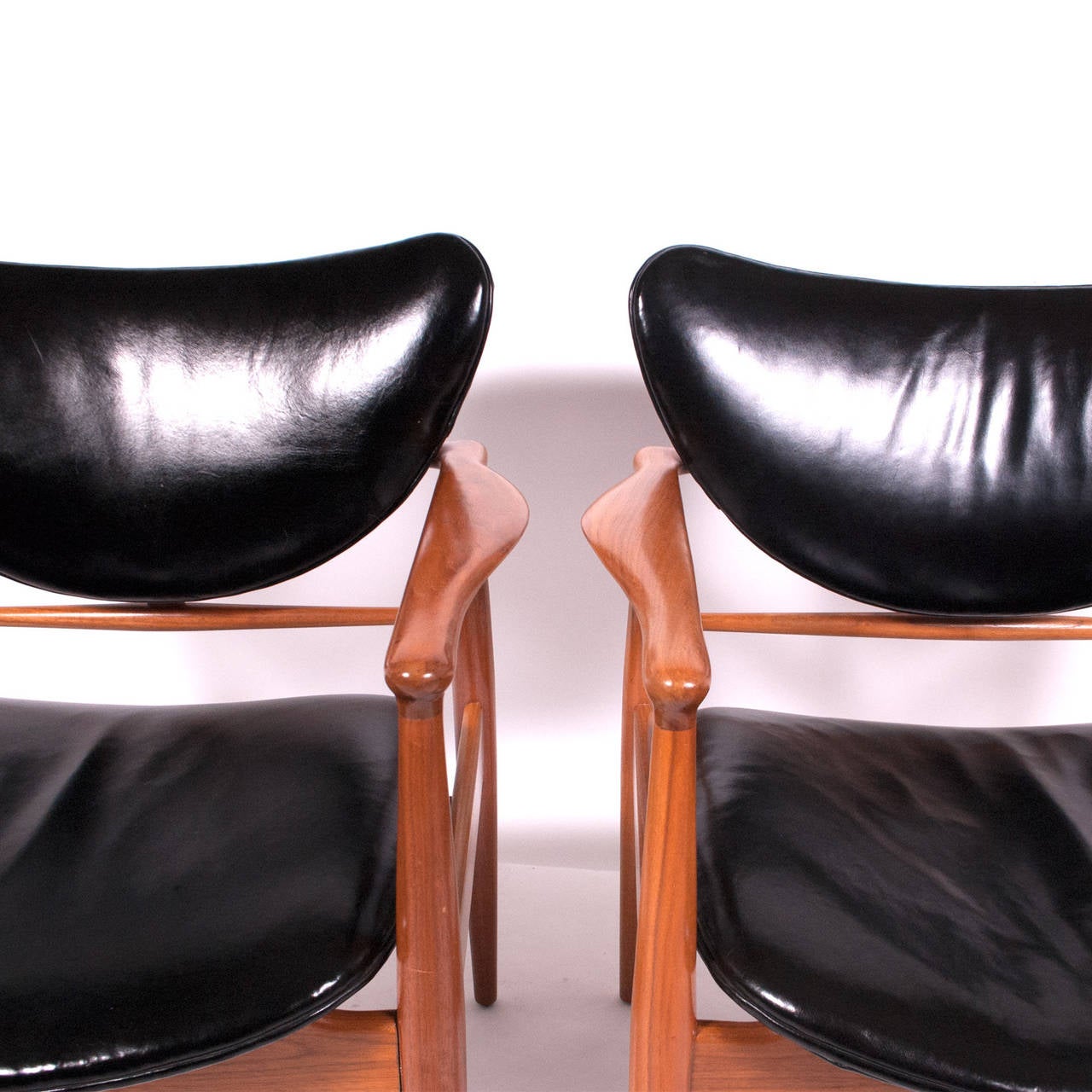 American Finn Juhl Pair of Armchairs 1948 for Baker