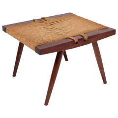 Grass Seat Stool by George Nakashima