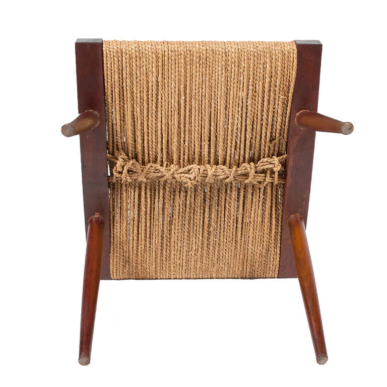 American Grass Seat Stool by George Nakashima
