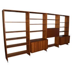 Hans J Wegner Teak Bookcase or Room Divider for Ry Møbler