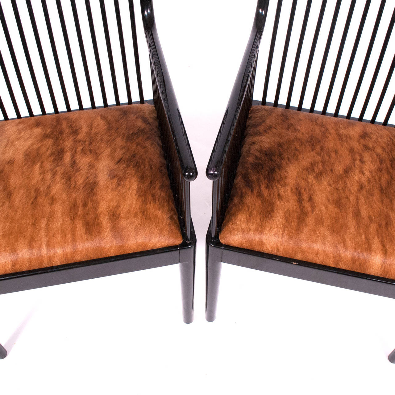 Modern Pair of Armchairs Designed by Davis Allen