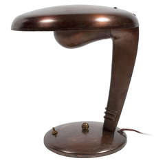 Vintage Cobra Table Lamp Design by Reinecke and Masterson