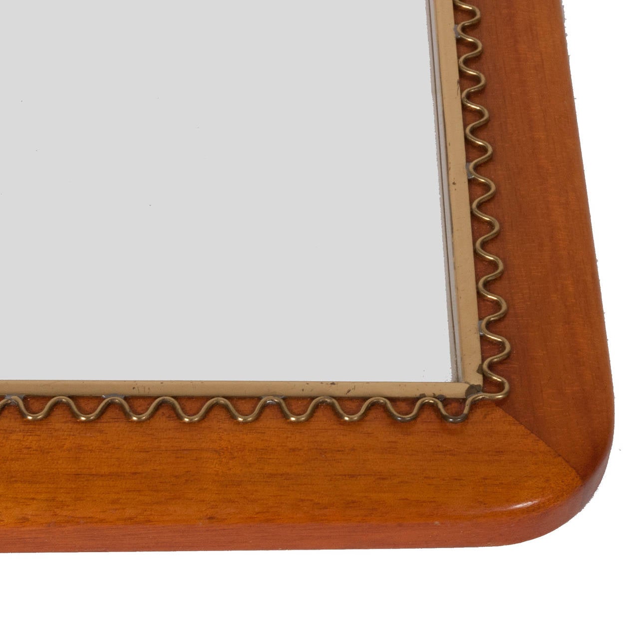 Mahogany Table Mirror Attributed to Josef Frank In Excellent Condition In Hudson, NY