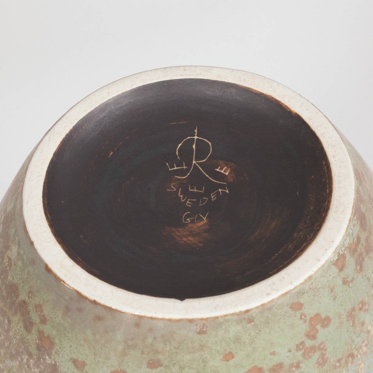 Scandinavian Modern Large Stoneware Vase by Gunnar Nylund 
