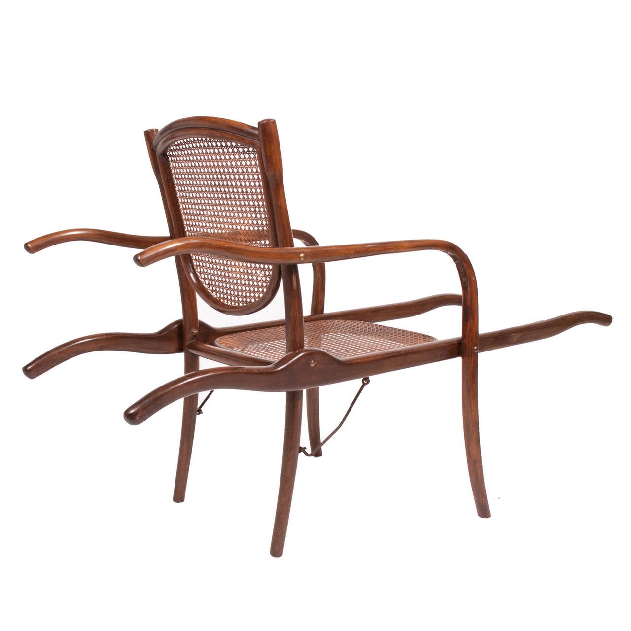 Klappbarer Stuhl von Thonet (Art nouveau) im Angebot