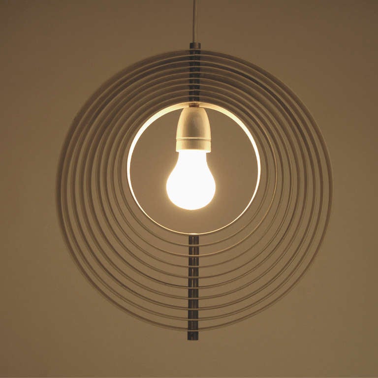 Danish Original Moon Pendant Lamp by Verner Panton