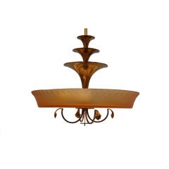 Chandelier by Orrefors