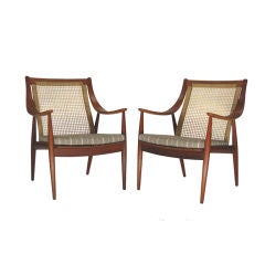 Pair of Easy Chairs by Peter Hvidt and Orla Mølgaard Nielsen