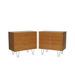 Pair of 4606 Dressers by George Nelson