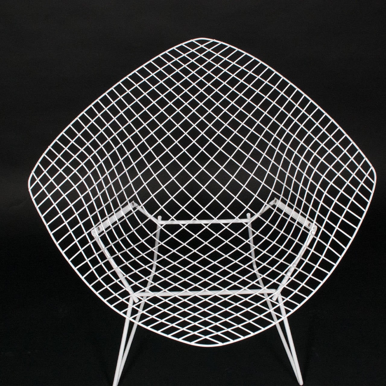 Only Three  Little Diamond Chairs by Harry Bertoia for Knoll In Excellent Condition In Hudson, NY
