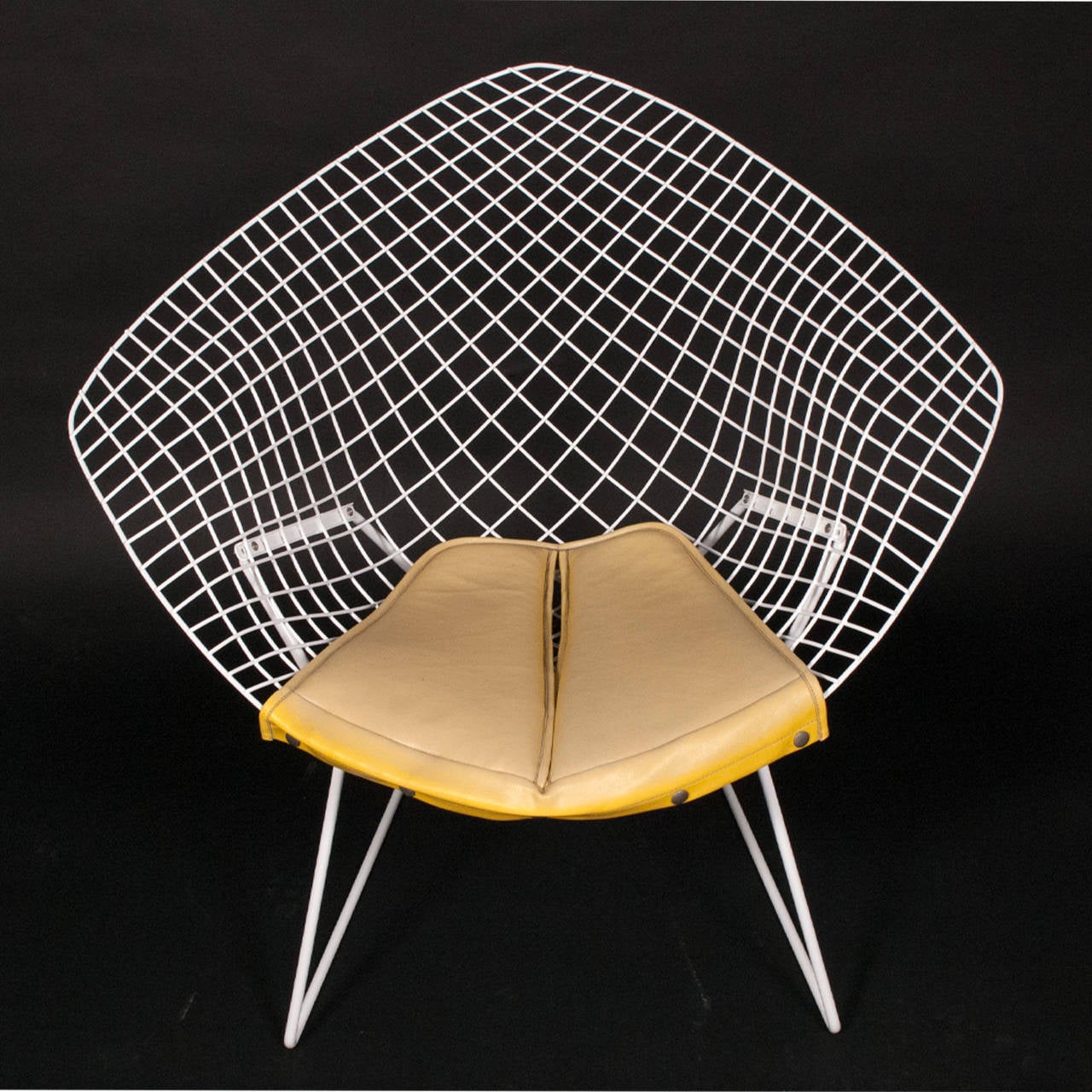 Mid-20th Century Only Three  Little Diamond Chairs by Harry Bertoia for Knoll