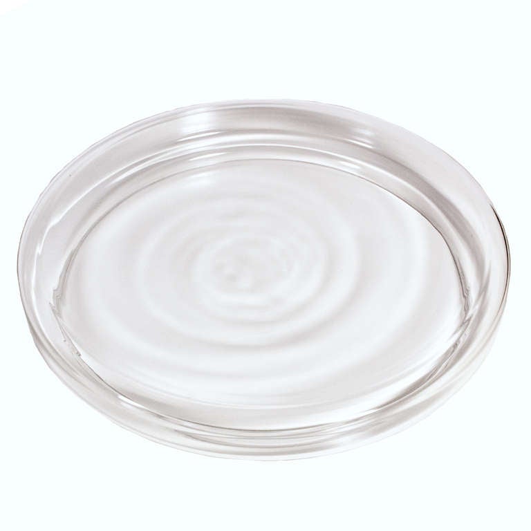 long glass bowl