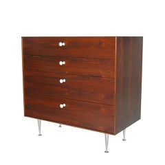 Rosewood Thin Edge Chest of Drawers by George Nelson