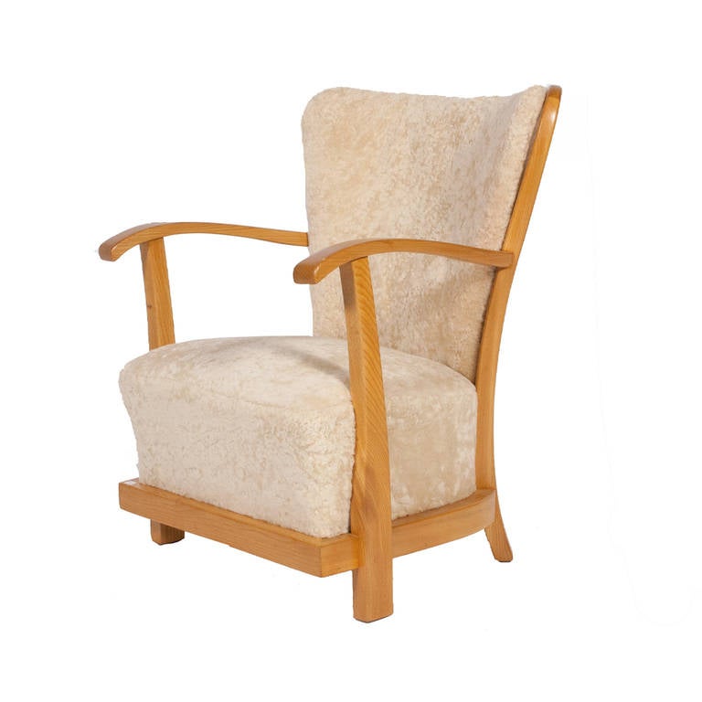 Scandinavian Modern Early Fritz Hansen Easy Chair