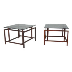 Pair of Rosewood Side Tables by Henning Norgaard
