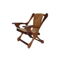 Don Shoemaker Rosewood Sling Swinger Chair