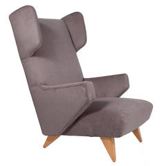 Rare Jens Risom 1940s for Knoll "Coupe" Lounge Chair