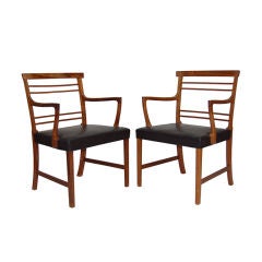 Ole Wanscher Rosewood Armchairs